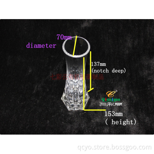 2015 new product acrylic glass vase
